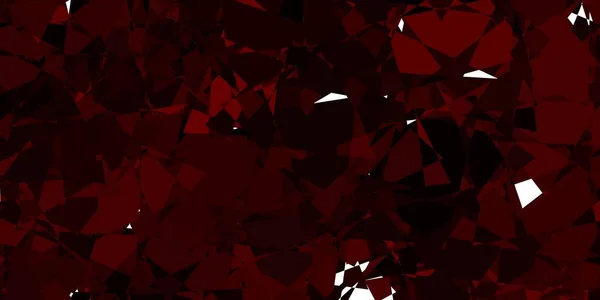 Темно Красный Векторный Фон Многоугольными Формами Треугольные Фигуры Красочным Градиентом — стоковый вектор