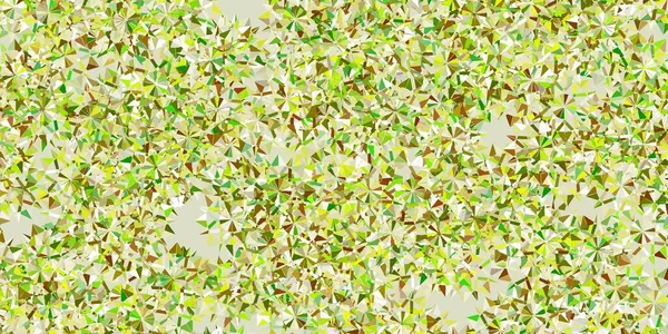 Light Green Yellow Vector Layout Beautiful Snowflakes Gradient Colorful Illustration — Stockvektor