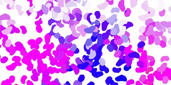 Light Purple Pink Vector Texture Memphis Shapes Σύγχρονη Αφηρημένη Απεικόνιση — Διανυσματικό Αρχείο