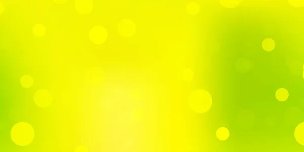 Ανοιχτό Πράσινο Κίτρινο Διανυσματικό Μοτίβο Αφηρημένα Σχήματα Πολύχρωμη Απεικόνιση Απλά — Διανυσματικό Αρχείο