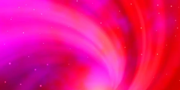 Light Pink Vector Texture Beautiful Stars — Stock Vector