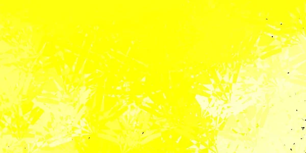 Dark Yellow Vector Pattern Polygonal Shapes Simple Design Abstract Style — Vetor de Stock