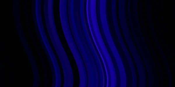 Темно Фіолетовий Векторний Фон Вигнутими Лініями — стоковий вектор