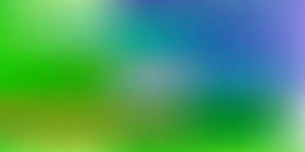 Lichtblauwe Groene Vector Gradiënt Vervaging Tekening Waas Kleurrijke Illustratie Gloednieuwe — Stockvector