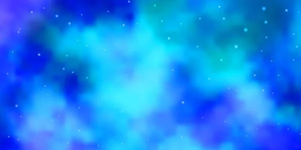 Hellrosa Blaue Vektortextur Mit Schönen Sternen — Stockvektor