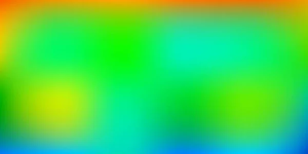 Light Blue Yellow Vector Blurred Texture Blurred Abstract Gradient Illustration — Stockvektor