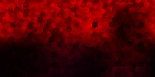 Dark Pink Vector Backdrop Batch Hexagons Smart Abstract Illustration Colored — 图库矢量图片