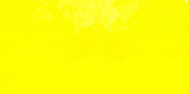 Memphis şekilli açık sarı vektör dokusu. Gradyan rastgele formlarla modern soyut illüstrasyon. Web siteniz için basit illüstrasyon.