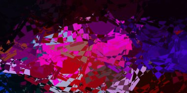 Üçgenli, çizgili koyu renkli vektör arkaplanı. Modern tarzda üçgen şekilli akıllı soyut çizimler. Insperarion için tasarımı başlat.