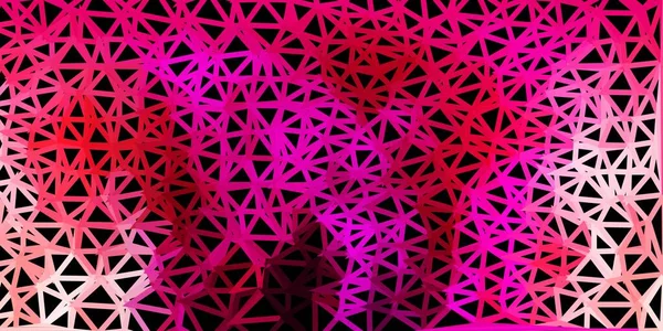 Light Pink Vector Triangle Mosaic Design Modern Abstract Illustration Polygonal — Stockvektor