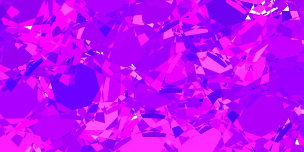 Luz Fondo Vectorial Púrpura Con Triángulos Líneas Diseño Simple Estilo — Vector de stock