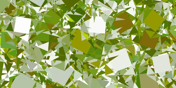 Light Green Vector Pattern Polygonal Shapes Smart Abstract Illustration Triangle — Stockvektor