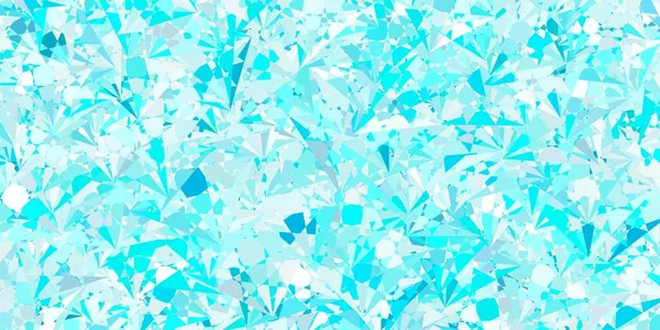 Fond Vectoriel Bleu Clair Avec Triangles Illustration Matériel Web Avec — Image vectorielle