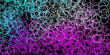 Soyut şekilli koyu pembe, mavi vektör deseni. Basit bir şekilde gradyan olan renkli soyut biçimler. İşiniz için akıllı tasarım.