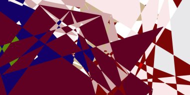 Üçgenli ışık çok renkli vektör arkaplanı. Modern tarzda üçgen şekilli akıllı soyut çizimler. Terfi modelleri.