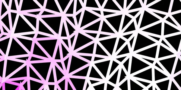 Diseño Geométrico Poligonal Vectorial Púrpura Claro Ilustración Decorativa Colorida Con — Vector de stock