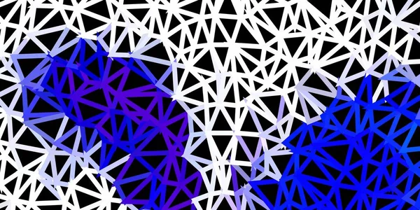 Dark Blue Vector Abstract Triangle Template Modern Abstract Illustration Polygonal — Stockvektor
