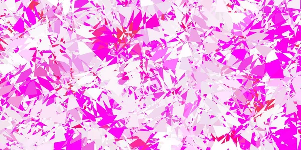 Шаблон Вектора Светло Розового Цвета Треугольными Фигурами Выдающаяся Абстрактная Иллюстрация — стоковый вектор