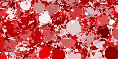 Çokgen şekilli hafif turuncu vektör deseni. Renkli soyut üçgenli web materyali çizimi. Duvar kağıtlarınız için tasarım.