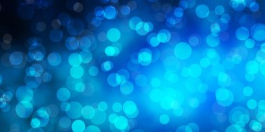 Daire şekilli koyu mavi vektör düzeni. Renkli çember şekilli modern soyut illüstrasyon. Bir marka kitabı için yeni şablon.