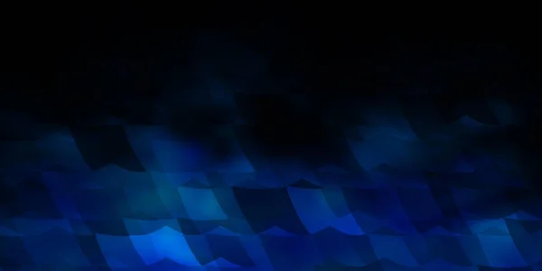 Sötét Kék Vektor Háttér Hatszögekkel Absztrakt Illusztráció Színes Hatszögekkel Tervezés — Stock Vector