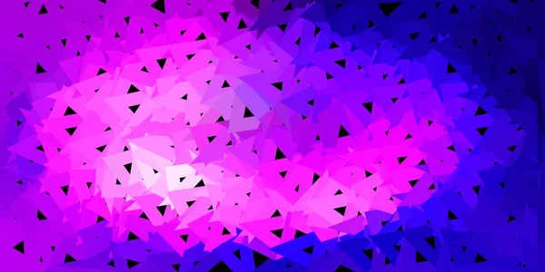 Polygone Violet Clair Gradient Vectoriel Rose Illustration Abstraite Colorée Avec — Image vectorielle