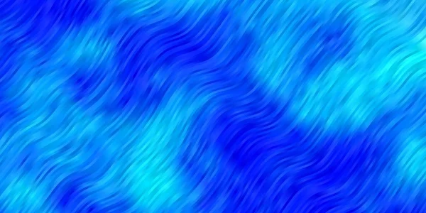 Světlo Blue Vektorové Pozadí Křivkami — Stockový vektor