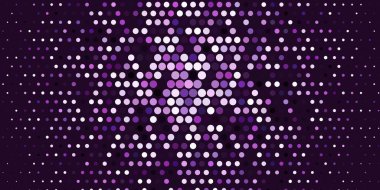 Küreli hafif Mor vektör deseni.