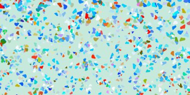 Soyut şekilli ışık çok renkli vektör deseni. Basit gradyan şekilli renkli bir çizim. Duvar kağıdı seti için zarif tasarım.