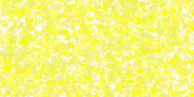 Light yellow vector template with triangle shapes. Simple design in abstract style with triangles, lines. Landing pages material.