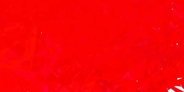 Latar Belakang Vektor Merah Gelap Dengan Segitiga Ilustrasi Abstrak Magnificent - Stok Vektor