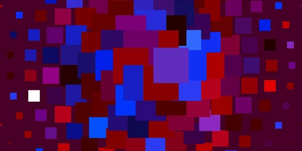 Azul Claro Diseño Vector Rojo Con Líneas Rectángulos — Archivo Imágenes Vectoriales