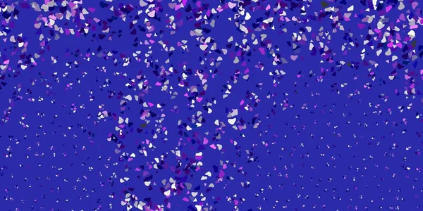 Patrón Vectorial Púrpura Claro Con Formas Abstractas Diseño Sencillo Estilo — Vector de stock