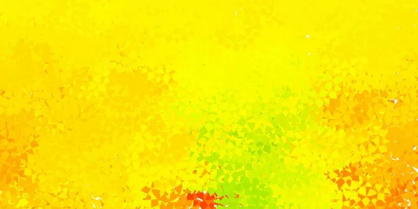 Dark Green Yellow Vector Pattern Polygonal Shapes Smart Abstract Illustration —  Vetores de Stock