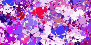 Light Blue, Red vector backdrop with triangles, lines. Magnificent abstract illustration with triangular shapes , forms. Design for your wallpapers.