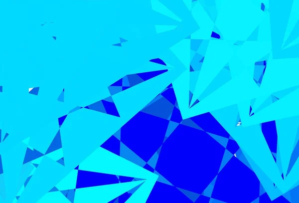 Dunkelrosa Blauer Vektorhintergrund Mit Dreiecken Linien Hervorragende Abstrakte Illustration Mit — Stockvektor