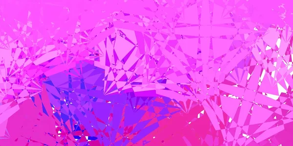 Lichtblauwe Rode Vectorlay Out Met Driehoekvormen Uitstekende Abstracte Illustratie Met — Stockvector
