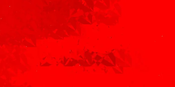 Fondo Vectorial Rojo Oscuro Con Triángulos Líneas Ilustración Abstracta Excepcional — Archivo Imágenes Vectoriales