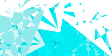 Üçgenli açık yeşil vektör arkaplanı. Üçgen şekilli, şekilli muhteşem soyut çizimler. Terfi modelleri.