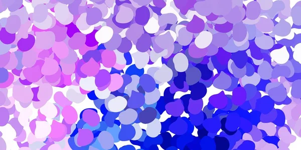 Светло Розовая Голубая Векторная Текстура Мемфисами Иллюстрация Красочными Формами Абстрактном — стоковый вектор