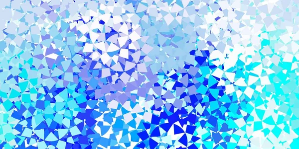 Diseño Vectorial Azul Claro Con Líneas Triángulos Ilustración Abstracta Moderna — Vector de stock