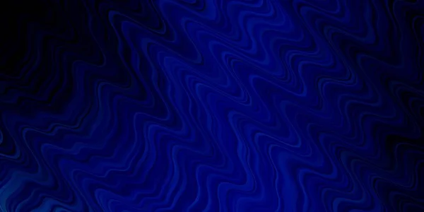 Dark Blue Green Vector Texture Wry Lines — Stock Vector