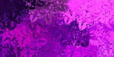 Light Red vector template with triangle shapes. Smart abstract illustration with triangle forms in modern style. Pattern for promotions.