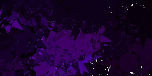 Темно Рожевий Векторний Шаблон Формами Трикутника Ілюстрація Абстрактними Барвистими Формами — стоковий вектор