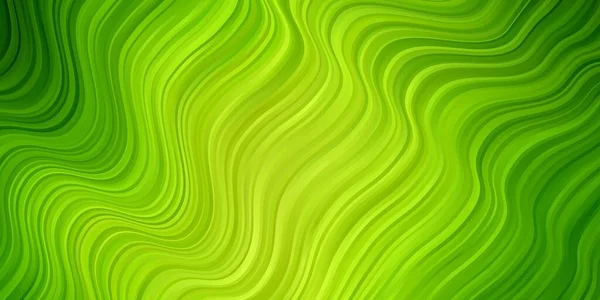 Lichtgroen Gele Vectorachtergrond Met Ronde Boog Illustratie Abstracte Stijl Met — Stockvector