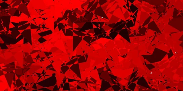 Светло Красный Векторный Фон Треугольниками Великолепная Абстрактная Иллюстрация Треугольными Формами — стоковый вектор
