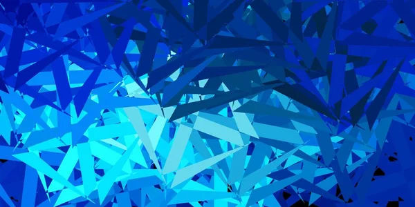 Fundo Vetor Azul Claro Com Triângulos Ilustração Com Formas Triangulares — Vetor de Stock