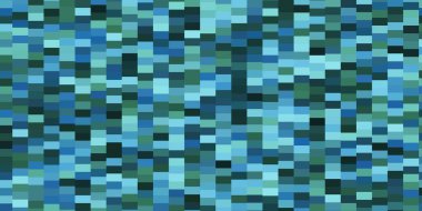 Açık Mavi, dikdörtgen içinde yeşil vektör şablonu.