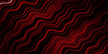 Bükülmüş çizgileri olan koyu kırmızı vektör arkaplanı.