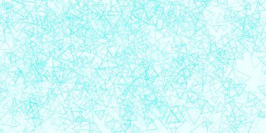 Çok gen şekilli açık yeşil vektör deseni. Soyut renkli üçgen şekilli illüstrasyon. Reklamlar için şablon.